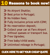 Get a cheap Car Hire Portugal quote and book now